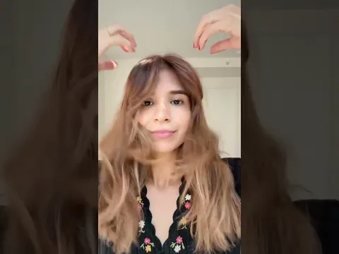 Así es como me hago el fleco y ondas messy en mi nuevo pelo! ✨#hairstyle #haircut #tutorial #diy