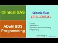 Clinical SAS ADaM BDS - Criteria flags derivation