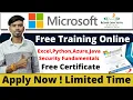 Microsoft Free Training Online Microsoft Certificate Free Certificate