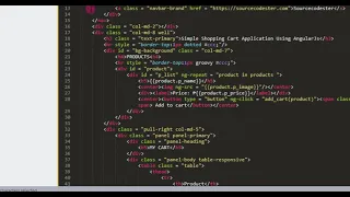 How to create a Simple Shopping Cart Application Using AngularJs Tutorial DEMO