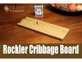 DIY Cribbage Board Glass Impressions