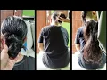 hairplay\u0026cut/rambut sangat panjang dipotong pendek  dirumah/full video available for members