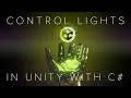 Control lights in Unity with scripts easy tutorial