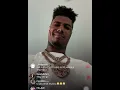 Chrisean On IG Live Abusing Blueface Throwing glass vases at him