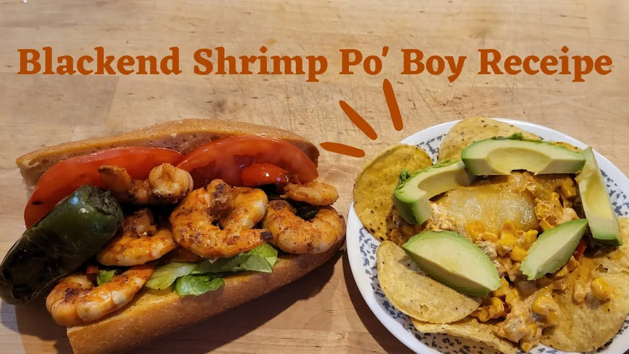 Deliciously Crispy Blackened Shrimp Po'Boy Recipe | How to Make a Flavorful Shrimp Po'Boy Sandwich