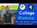 College Website Project Python Django Projects in Telugu Final Year Projects CSE Department
