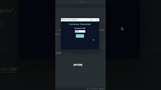 Build a Live Currency Converter in Python Real-Time API Project in 40 Seconds