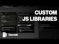 Custom Javascript libraries intermediate - Intro to Cables gl