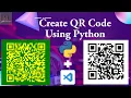 How to Create QR Code Generator in Python Marathi QR Code In 5 lines of Python Code Vscode