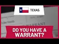 How to Check if You Have a Warrant in Texas