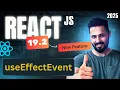 useEffectEvent in React 19 2 Explained with Example New React Hook in Action
