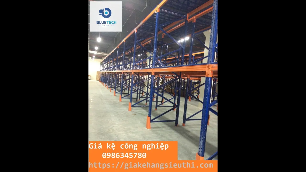 Outline Video Lắp đặt kệ kho hàng Bluetech tại miền nam | 0986.345.780 | https://kesieuthibluetech.com