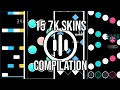 15 Osu Mania 7k Skins Compilation in 2 minutes Download in desc