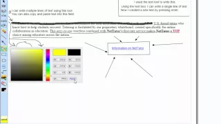 How to use the tools on NetTutor's Whiteboard