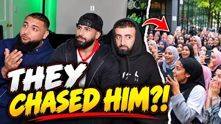 The Orthodox Muslim REACTS To Hijabis CHASING Adam Saleh In London..