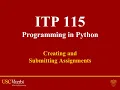 Creating and Submitting Assignments