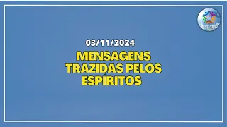 PSICOGRAFIAS - LEITURA DAS MENSAGENS - 03/11/2024