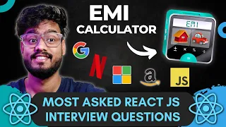 React JS Interview Questions EMI Calculator - Frontend Machine Coding Interview Experience