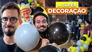 24H PRA DEIXAR O ANIVERSÁRIO DO PAI DO MATH PRONTO!