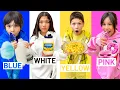 Download Lagu EATING ONLY ONE COLORED FOOD FOR 24 HOURS | Familia Diamond