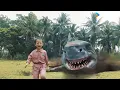 Download Lagu The shark jumps out of the ground and scares the little girl! | Land Shark | YOUKU MONSTER MOVIE
