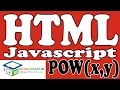 Math pow x y javascript