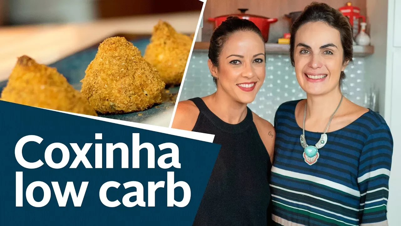 COXINHA LOWCARB SEM GLÚTEN, SEM FARINHA, CROCANTE FEAT VIVER SEM TRIGO PAULA MARTINS