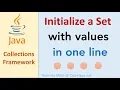 Java Initialize Set with Values in One Line