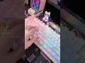 My colorful keyboard pastel pink aesthetic