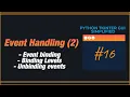 PYTHON TKINTER GUI SIMPLIFIED - Event handling 2