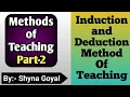 Inductive and Deductive Method of Teaching Methods of Teaching B ed notes Shyna Goyal