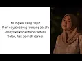 Fadhilah Intan ( Cover. Melly Goeslaw ) - Mungkin ( Lirik )