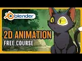 Blender 2D Animation Basics for Beginners - Full Grease Pencil Course Trailer