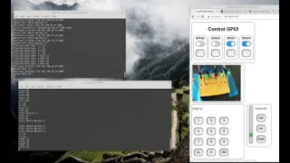 Web server with WebSockets for other e g Python on Raspberry Pi using Node JS