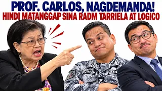 PROF. CLARITA,  DINEMANDA SINA  TARRIELA AT LOGICO! NAPIKON BA SA GAS SLIPS?!