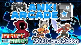 AnkiArcade How to use Multiple mini games progress bars Anki add-on prototype Patreon