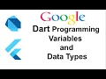 Dart Data Types and Variables Dart Tutorial for Flutter Part - 2