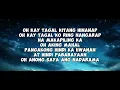 Kay Tagal - Mark Carpio - LYRICS