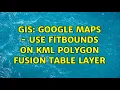 GIS Google Maps - Use fitBounds on KML polygon fusion table layer