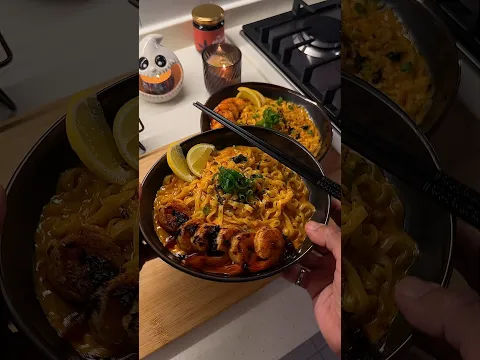 شرمب نودلز 🍜🍤🧀