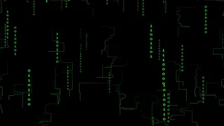 A Rain of Bytes Coding Art