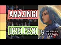 Lagu Symphony of War - Units Tier List