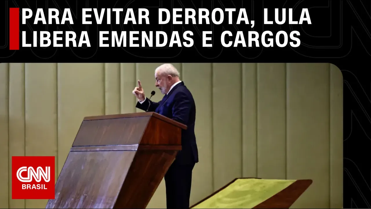 Para evitar derrota, Lula libera emendas e cargos | CNN 360º