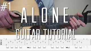 Download Alan Walker - Alone - Fingerstyle Guitar Tutorial (lesson) - Part 1 MP3