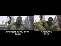Avengers EndGame 2019 y Avengers 1 2012 Comparacion Español Latino. #Endgame #Avengers