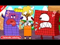 Disputes Between NB 1000 VS 63 Numberblocks Fanmade Coloring Story