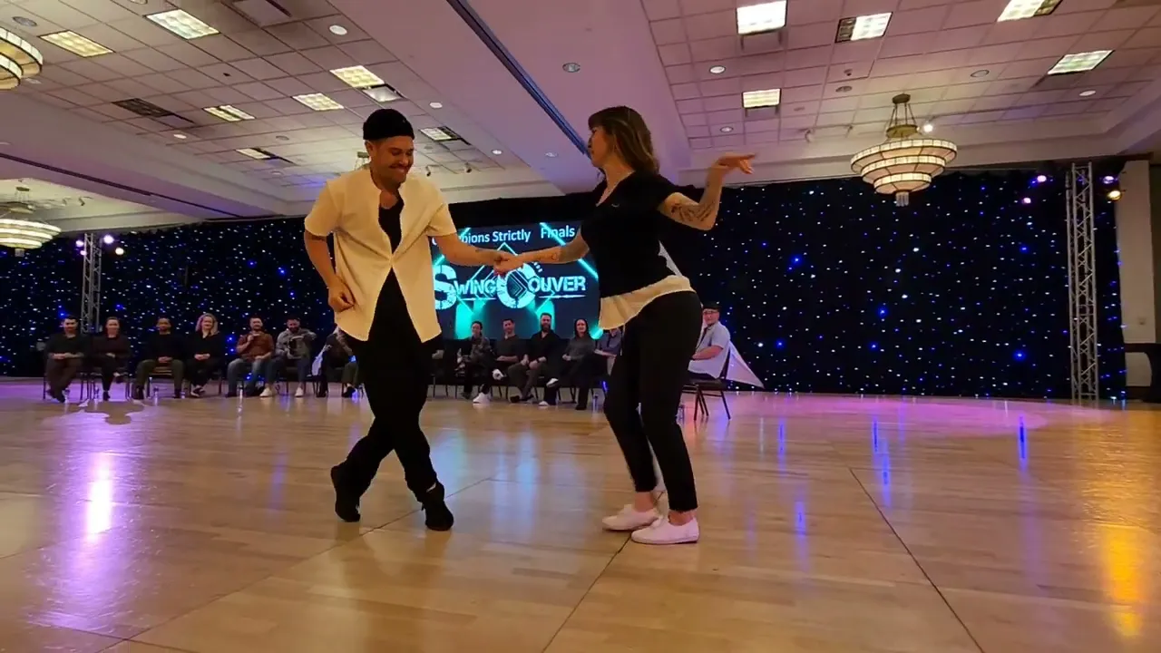 "Just One Dance" Benji Schwimmer & Larissa Tingle- 4th place Champioms SS Finals SwingCouverNYE23/24