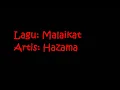 Hazama Malaikat lirik