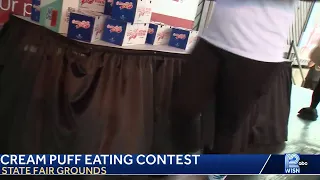 Cream Puff Eating Contest