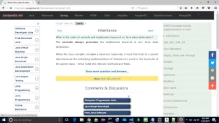 Order of extends and implements keyword on Java class javapedia net